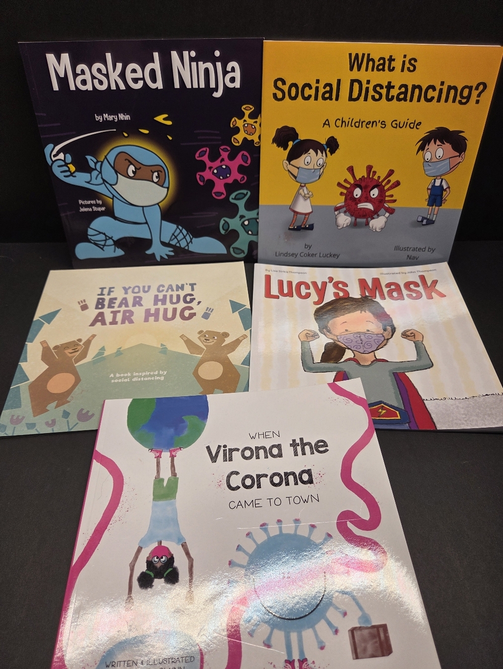 Lot Of 5 Covid Kids Books Like New